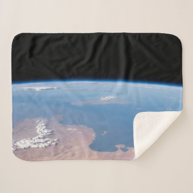 Coasts Of Tunisia And Libya And Island Of Sicily Sherpa Blanket (Front (Horizontal))