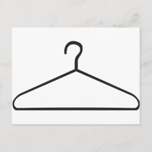 Coat Hanger Wire Postcard
