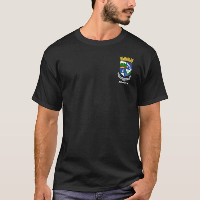 Coat of Arms - Aibonito, Puerto Rico T-Shirt (Front)