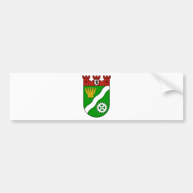 coat of arms Berlin Marzahn-Hellersdorf Bumper Sticker (Front)