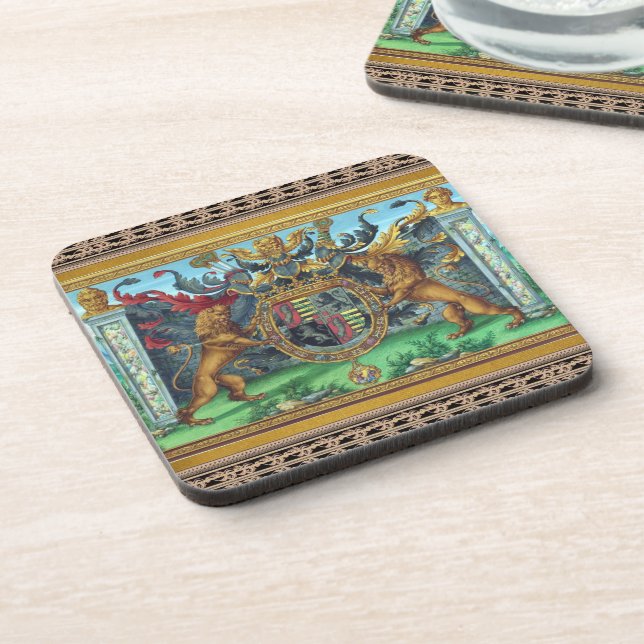 Coat of Arms Beverage Coaster (Left Side)