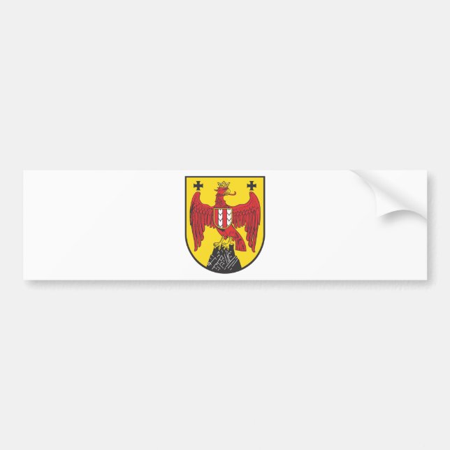 coat of arms Burgenland Austria Bumper Sticker (Front)
