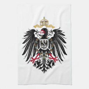 Coat of Arms German Reich 1889 Reichsadler Kitchen Towel