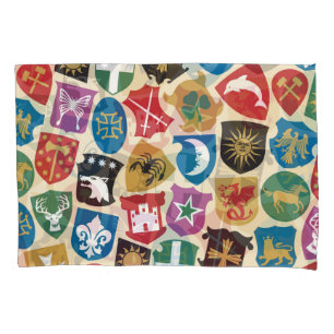 Coat of Arms: Heraldic Background. Pillowcase