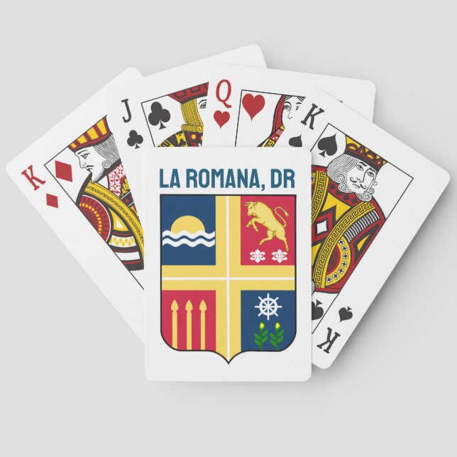 Coat of arms - La Romana, Dominican Republic Playing Cards (Back)