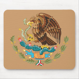 Coat of Arms Mexico Mouse Pad