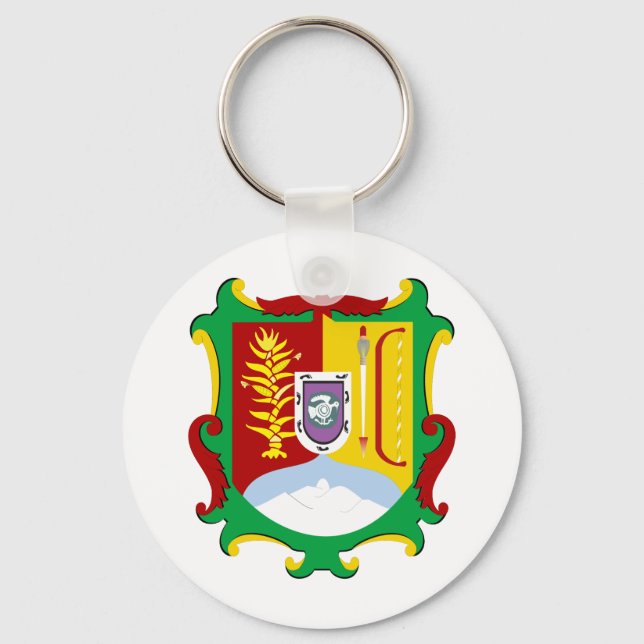 Coat of arms Nayarit Official Mexico Heraldry Logo Keychain (Front)