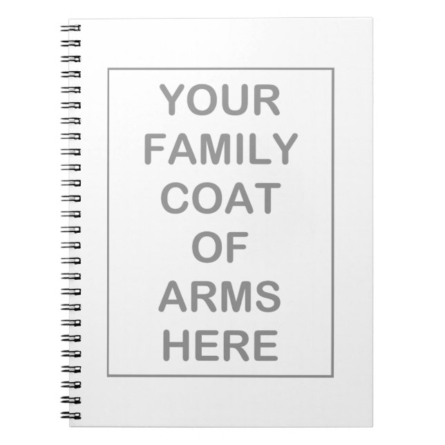 Coat of Arms Notebook (Front)