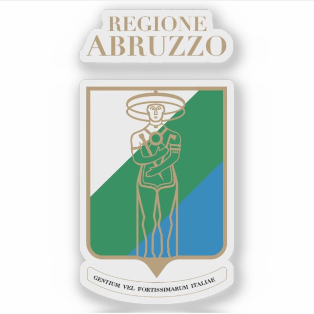 Coat of arms of Abruzzo, Italy (Front)