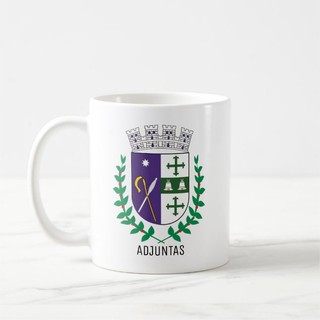 Coat of Arms of Adjuntas, Puerto Rico Coffee Mug (Left)