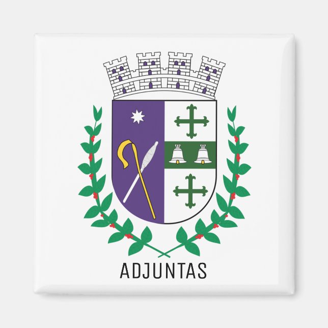 Coat of Arms of Adjuntas, Puerto Rico Magnet (Front)