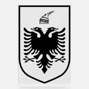 Coat of arms of Albania Acrylic Sign