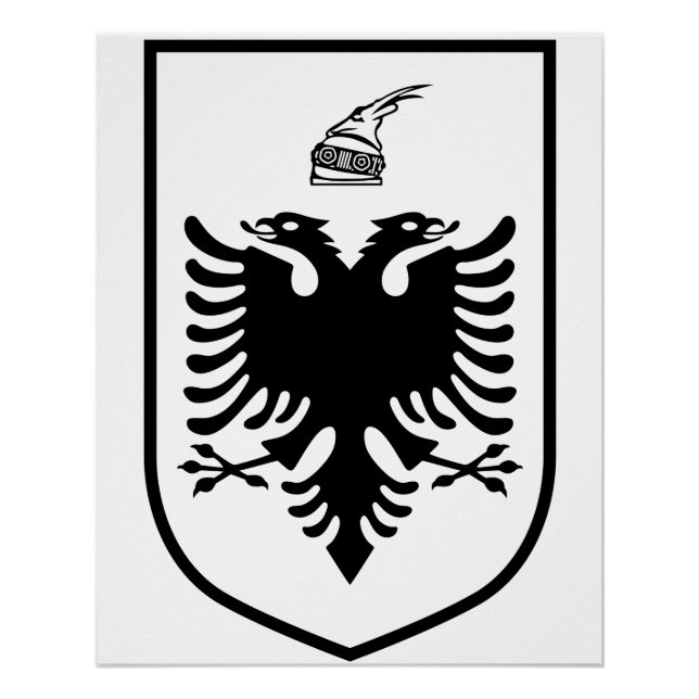 Coat of arms of Albania  Poster (Front)