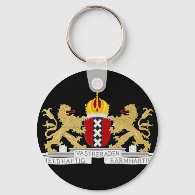 Coat of arms of Amsterdam Keychain (Front)