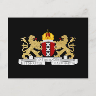 Coat of arms of Amsterdam Postcard