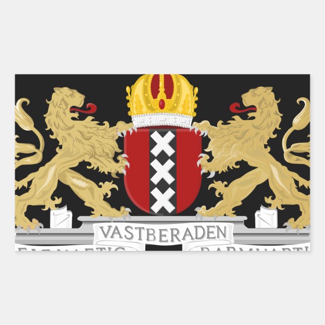 Coat of arms of Amsterdam Sticker (Front)