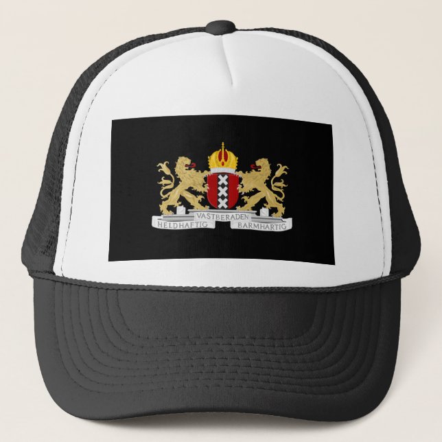 Coat of arms of Amsterdam Trucker Hat (Front)
