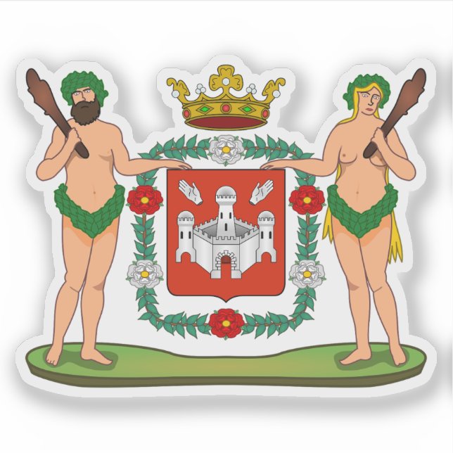 Coat of arms of Antwerp, Belgium (Front)