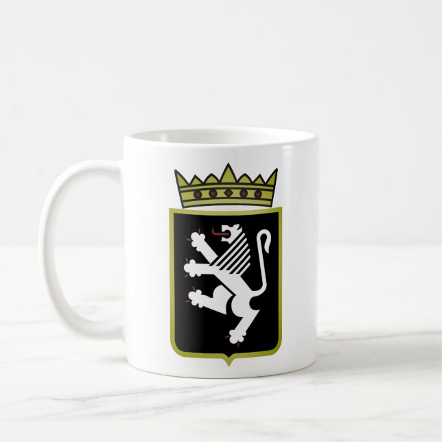 Coat of Arms of Aosta Valley (Italy) Coffee Mug (Left)