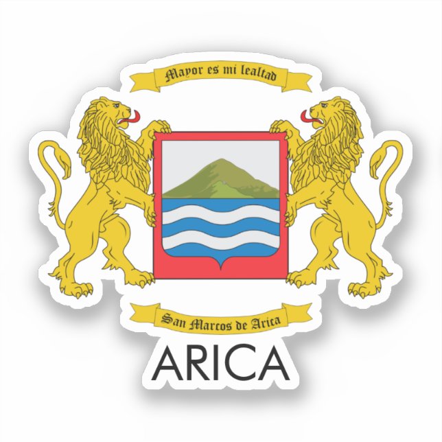 Coat of Arms of Arica, Chile (Front)