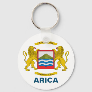 Coat of Arms of Arica, Chile Keychain