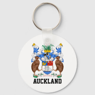 Coat of Arms of Auckland, NZ Keychain
