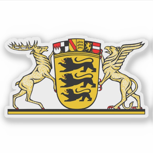 Coat of arms of Baden-Württemberg, Germany (Front)