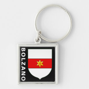 Coat of Arms of Bolzano, Italy Keychain