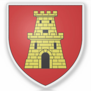 Coat of arms of Caen, Calvados, Normandy, France