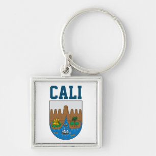 Coat of Arms of Cali, Colombia Keychain