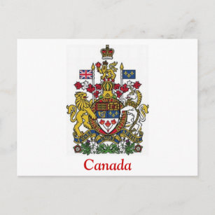 Coat of Arms of Canada Postcard