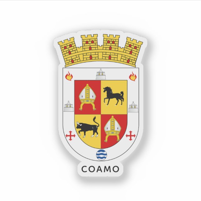 Coat of Arms of Coamo, Puerto Rico (Front)