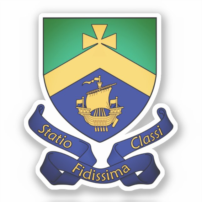 Coat of Arms of Cobh (County Cork), Ireland (Front)