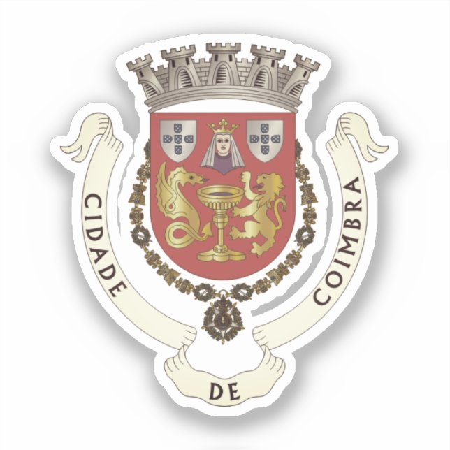 Coat of Arms of Coimbra, PORTUGAL (Front)
