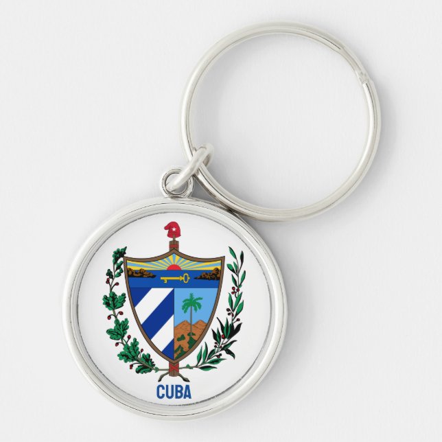 Coat of arms of Cuba Keychain (Front)