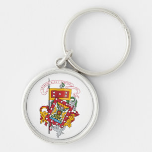 Coat of Arms of Cuenca, Ecuador Keychain
