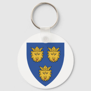Coat of Arms of Dalmatia, Croatia Keychain