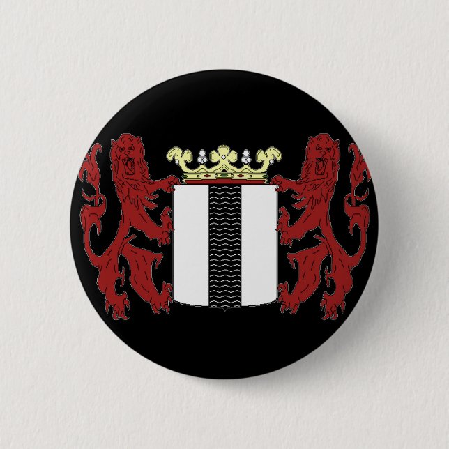 Coat of arms of Delft 2 Inch Round Button (Front)