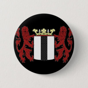 Coat of arms of Delft 2 Inch Round Button