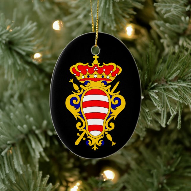 Coat of Arms of Dubrovnik - Croatia Ceramic Orname Ceramic Ornament (Tree)