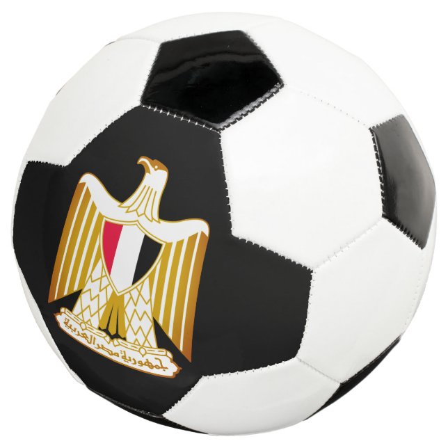 Coat of Arms of Egypt Soccer Ball (Three Quarter)