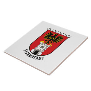 Coat of Arms of Eisenstadt - AUSTRIA Tile