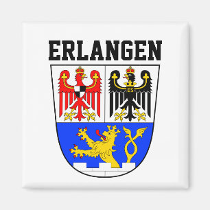Coat of Arms of Erlangen, GERMANY Magnet