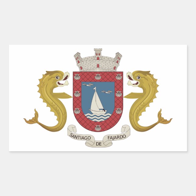 Coat of Arms of Fajardo - PUERTO RICO Sticker (Front)