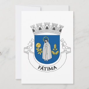Coat of Arms of Fátima, Portugal Invitation