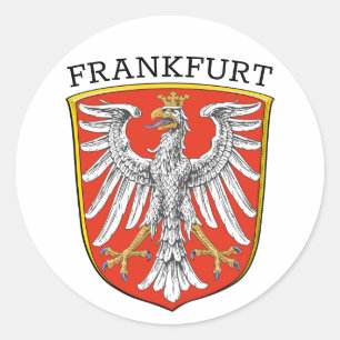 Coat of Arms of Frankfurt - GERMANY Classic Round Sticker