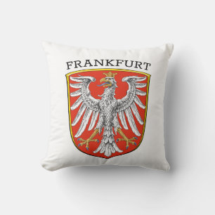 Coat of Arms of Frankfurt - GERMANY Throw Pillow
