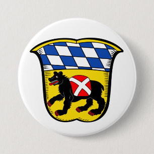 Coat of Arms of Freising, Germany 3 Inch Round Button