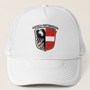 Coat of Arms of Garmisch-Partenkirchen, Germany Trucker Hat