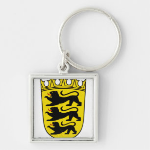 Coat of arms of Germany state Baden-Wurttemberg Keychain